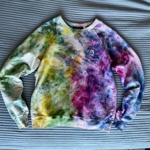 Big Bud Press Ice Dyed Crew Neck Sweater Unisex XXS